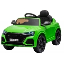 Lean Cars One-seater electric car for children Audi RS Q8, green Lean Cars One-seater electric car for children Audi RS Q8, green