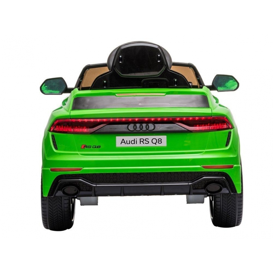 Lean Cars One-seater electric car for children Audi RS Q8, green – 4