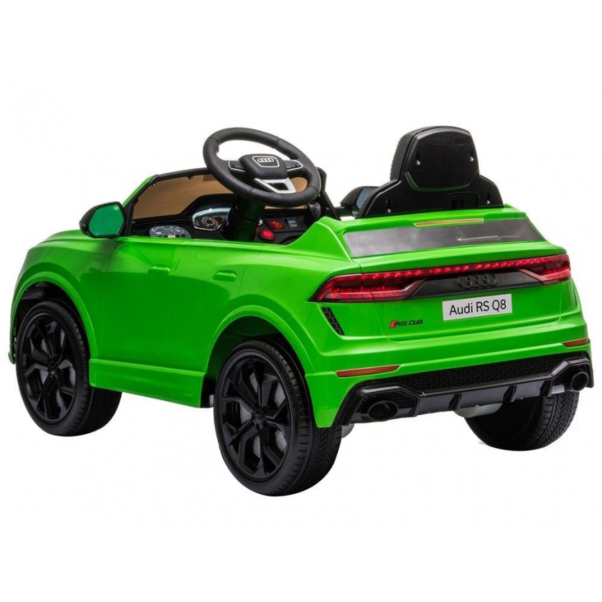 Lean Cars One-seater electric car for children Audi RS Q8, green – 5
