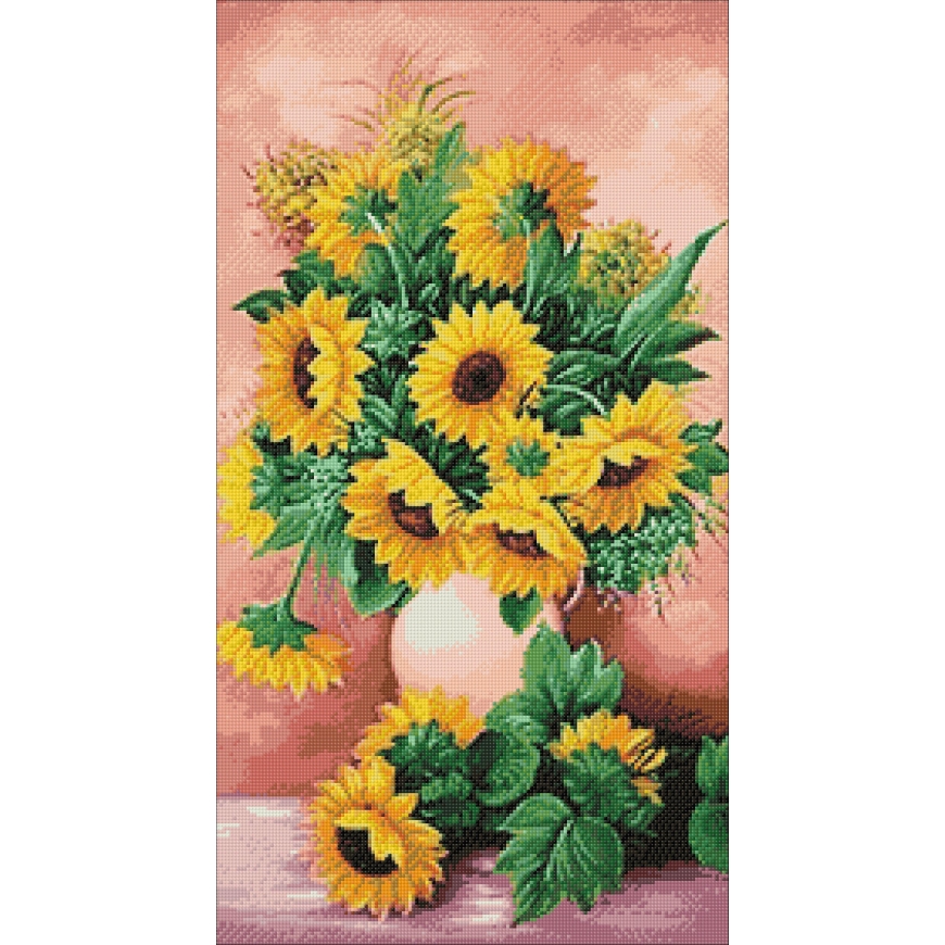 Beldizart Saulėgrąžos vazoje 38*70 cm WD2334