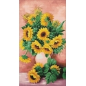 Beldizart Sunflowers in vase 38*70 cm WD2334