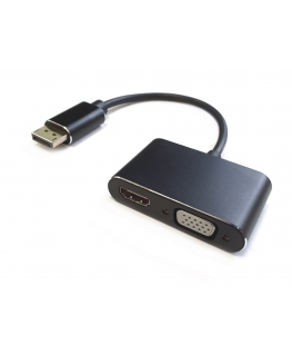 RoGer DisplayPort to HDMI + VGA Adapter v1.4 / 4K@30Hz