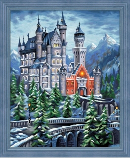 Beldizart Deimantinio dažymo rinkinys Pilis 50х40 cm AZ-1615