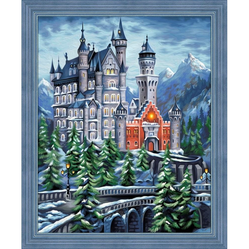 Beldizart Diamond painting set Castle 50х40