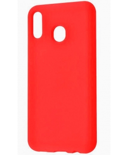 Evelatus Samsung A20E Nano Silicone Case Soft Touch TPU Red