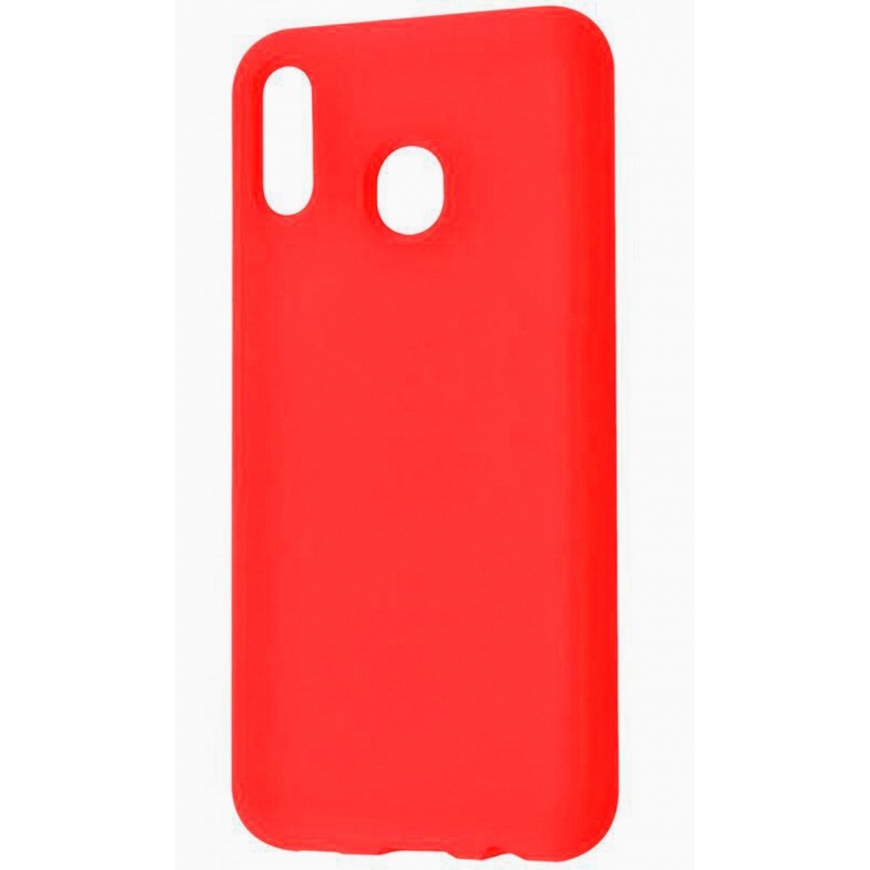 Evelatus Samsung A20E Nano Silicone Case Soft Touch TPU Red
