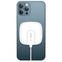 USAMS CD-159 wireless magnetic charger 15W, White USAMS CD-159 wireless magnetic charger 15W, White