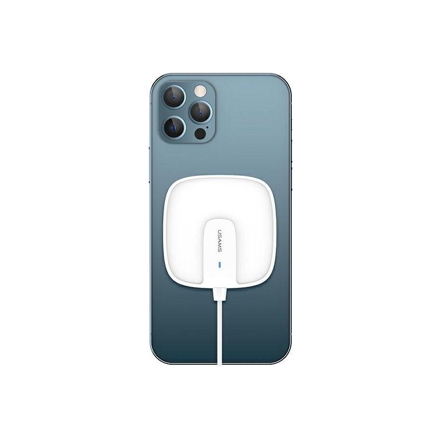 USAMS CD-159 wireless magnetic charger 15W, White – 2