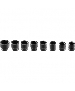 Neo 3/4 inch hex impact socket set 26-38mm 8pcs (12-115)