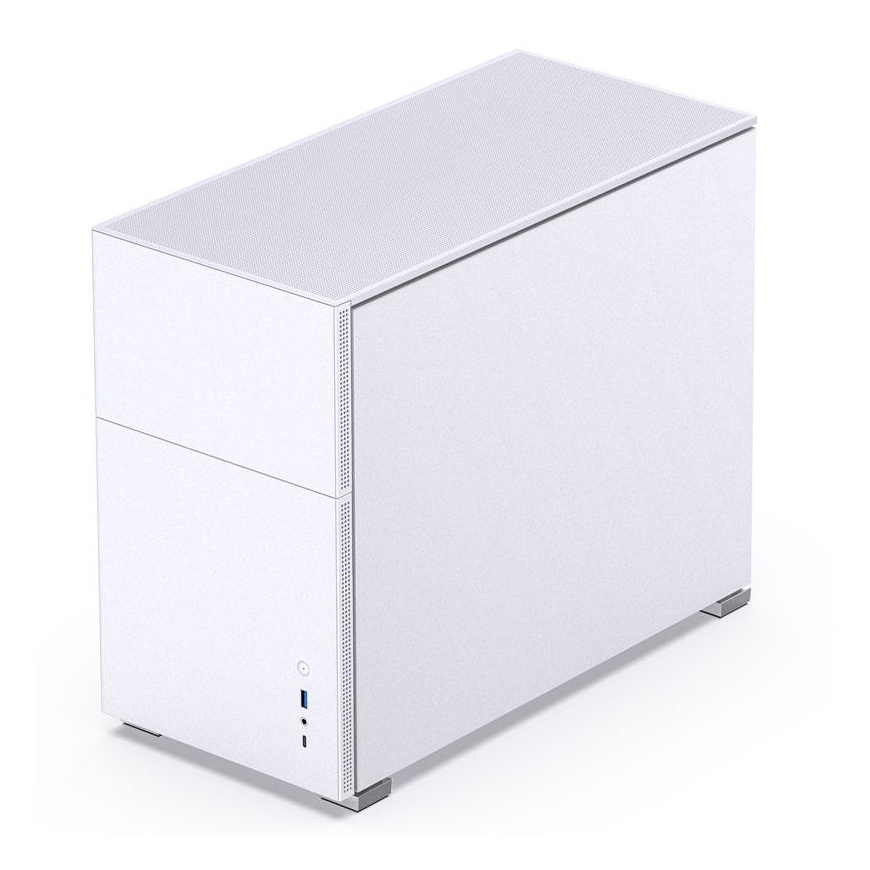 Jonsbo D31 mATX Gehäuse, Tempered Glass - white – 3