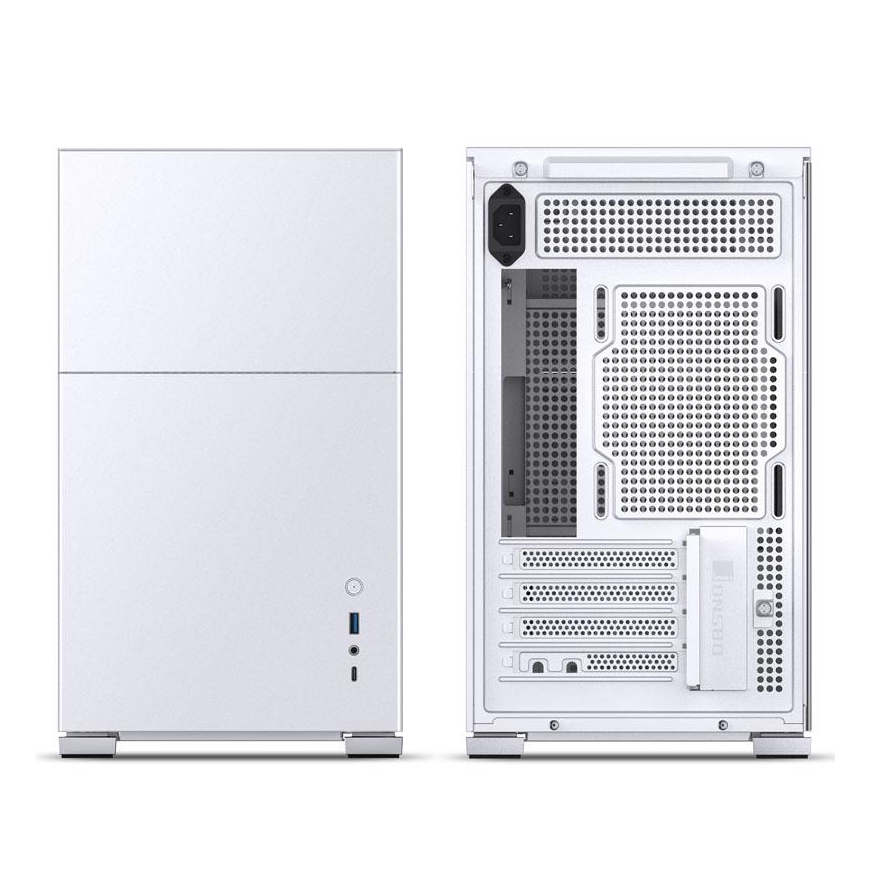 Jonsbo D31 mATX Gehäuse, Tempered Glass - baltas – 4