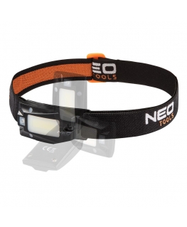 Neo Įkraunamas USB žibintuvėlis 180 lm COB LED + judesio jutiklis