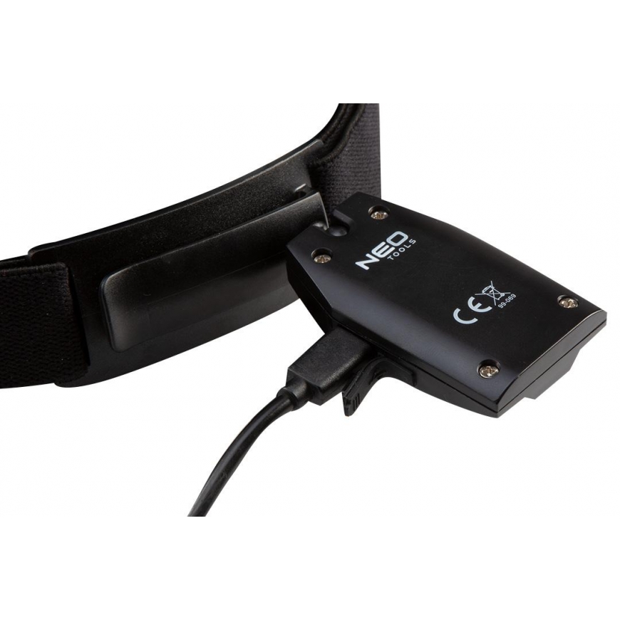 Neo Įkraunamas USB žibintuvėlis 180 lm COB LED + judesio jutiklis – 4