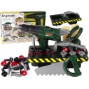 Lean Cars Handyman Set Baterija Screwdriver Organiser Žalia Lean Cars Handyman Set Baterija Screwdriver Organiser Žalia