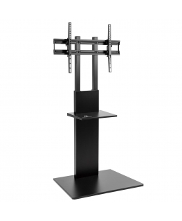 Laikiklis MACLEAN MC-865 Professional Modern TV Floor Stovas su a Shelf skirta 37in - 70in Screens max load 40kg max VESA 600x40