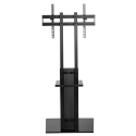 Holder MACLEAN MC-865 Professional Modern TV Floor Stand with a Shelf for 37in - 70in Screens max load 40kg max VESA 600x400 Adj Holder MACLEAN MC-865 Professional Modern TV Floor Stand with a Shelf for 37in - 70in Screens max load 40kg max VESA 600x400 Adj