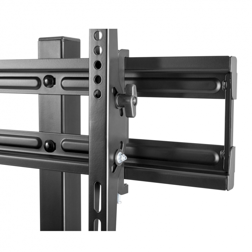 Holder MACLEAN MC-865 Professional Modern TV Floor Stand with a Shelf for 37in - 70in Screens max load 40kg max VESA 600x400 Adj – 5