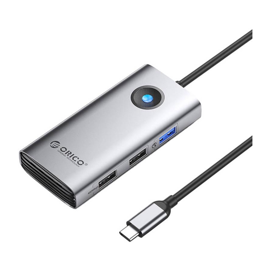 Orico Type-C 5in1 HUB Multifunctional Docking Station (gray)