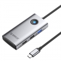 Orico Type-C 5in1 HUB Daugiafunkcinis Docking Station (pilkas)