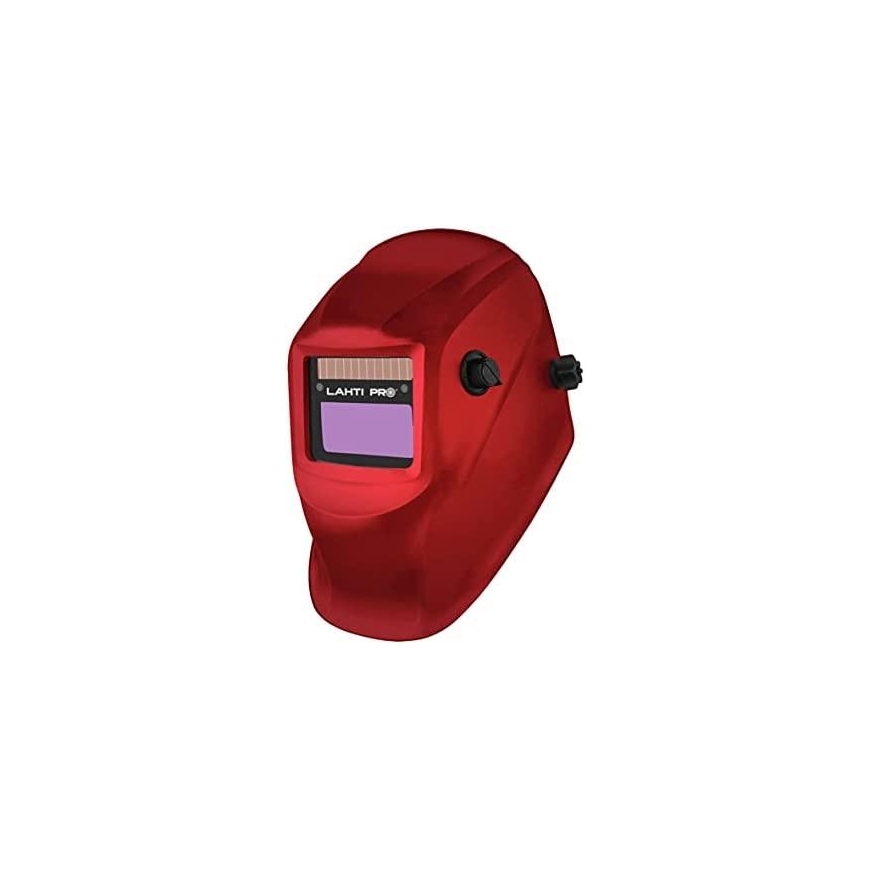 Lahti Pro Welding Helmet Auto Darkening Single Range Red (L1540400) – 2
