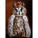 Beldizart SALE (discontinued) Owl King 27x38 cm WD2468 Beldizart SALE (discontinued) Owl King 27x38 cm WD2468