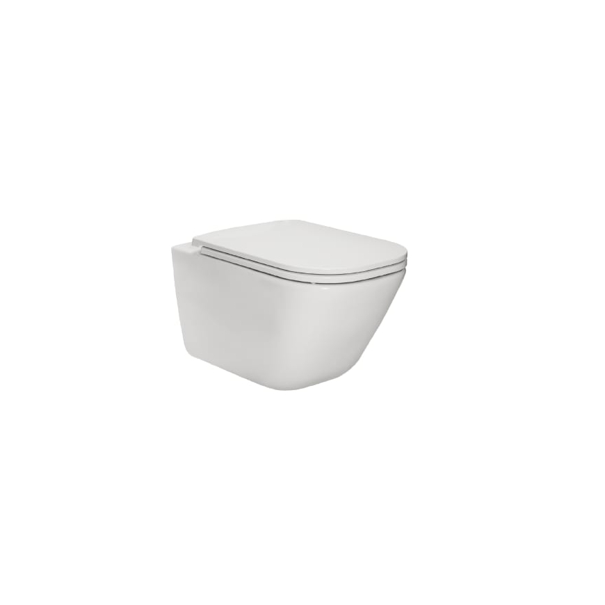Miska WC Roca A34H472000 GAP SQUARE MISKA WC WISZĄCA RIMLESS + DESKA ULTRASLIM/DUR/WOL // CE.ROGS.MW-DS/ULTRASLIM/DUR/WOL – 2