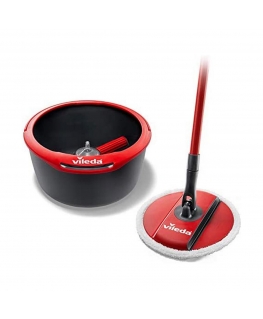 Mop with Bucket Vileda Spin & Clean Rotating polypropylene