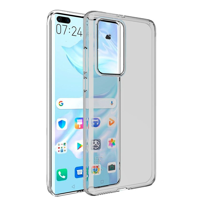 Evelatus Huawei P40 Pro Clear Silicone Case 1.5mm TPU Transparent
