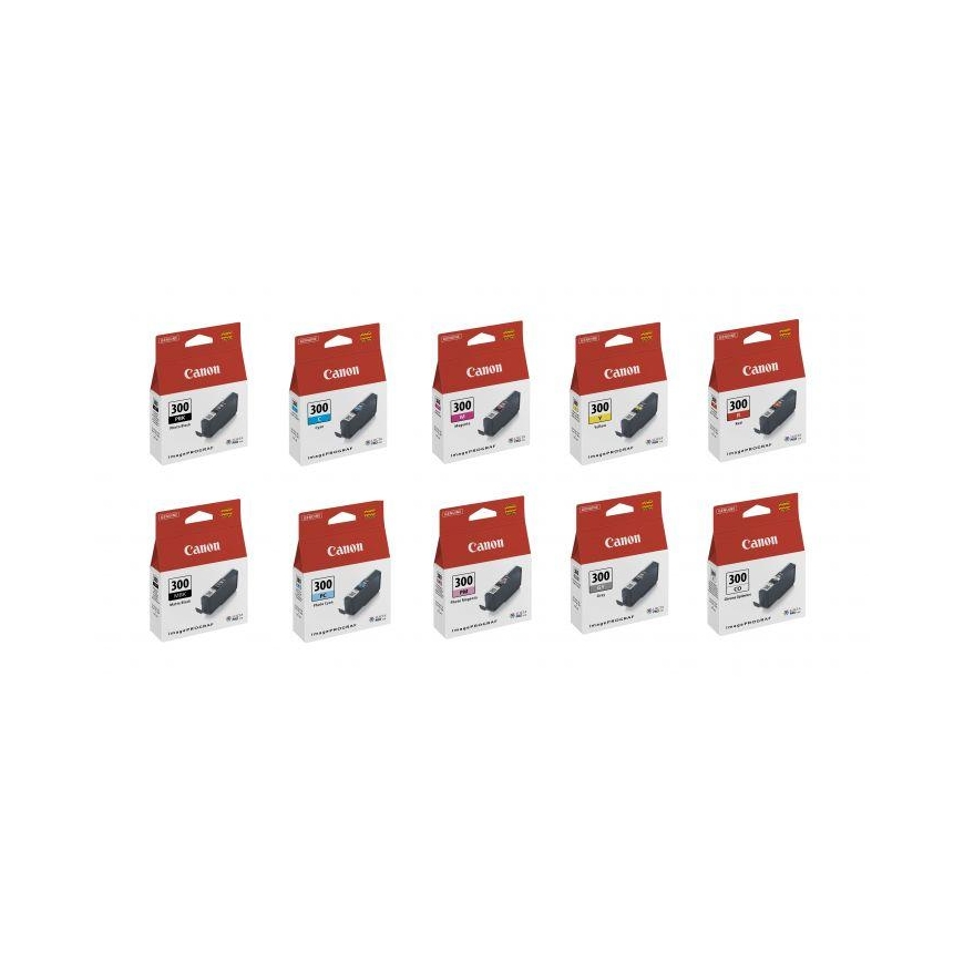 Skaičiuotuvas Canon PFI-300 MBK matte juodas – 5
