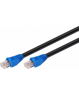 Goobay CAT 6 U/UTP 15m võrgukaabel Must Cat6 U/UTP (UTP)