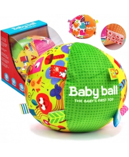 WOOPIE Miękka Sensoryczna Ball with Wszywkami for Malucha + Dźwięk