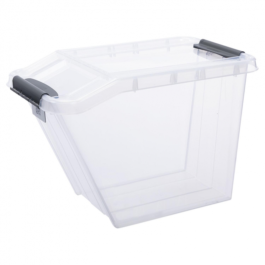 Plast Team Slanted container with lid