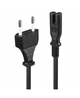 CP RD-01A Power Cable EU Socket CEE 7/16 to C7 (SN14) Connector 1.5m Long Black