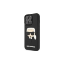 Karl Lagerfeld KLHCP14LKH3DBK iPhone 14 Pro 6.1" Black / Black Hard Case, 3D Rubber Karl Head Karl Lagerfeld KLHCP14LKH3DBK iPhone 14 Pro 6.1" Black / Black Hard Case, 3D Rubber Karl Head