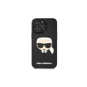 Karl Lagerfeld KLHCP14LKH3DBK iPhone 14 Pro 6.1" Black / Black Hard Case, 3D Rubber Karl Head Karl Lagerfeld KLHCP14LKH3DBK iPhone 14 Pro 6.1" Black / Black Hard Case, 3D Rubber Karl Head