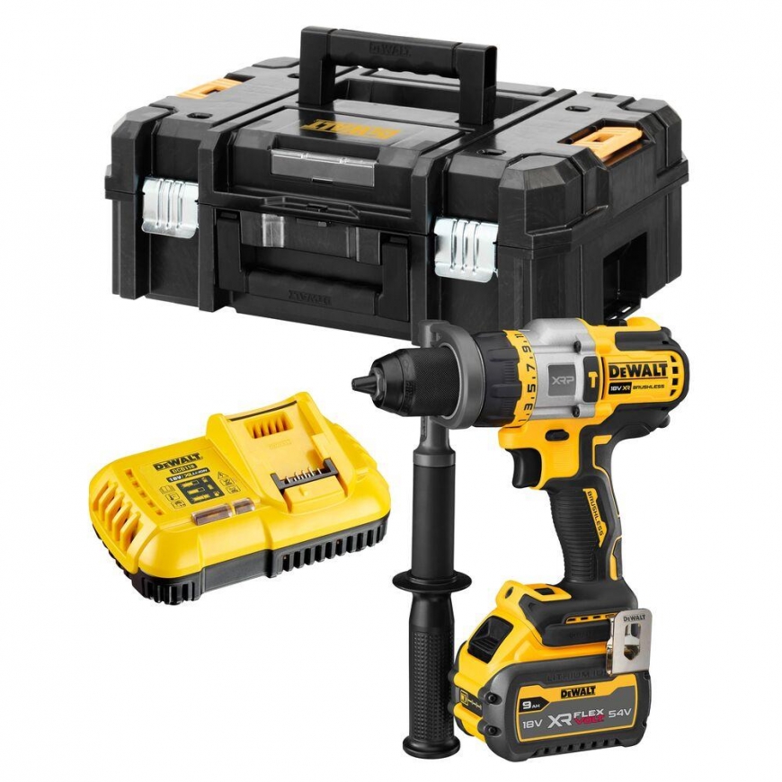 18V Dewalt DCD999X1 Drill/Driver 1 x 9Ah Battery – 2