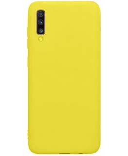 Evelatus Samsung Galaxy A70 Nano Silicone Case Soft Touch TPU Yellow
