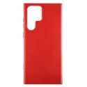 Evelatus Samsung Galaxy S22 Ultra Nano Silicone Case Soft Touch TPU Red