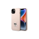 Karl Lagerfeld Karlas Lagerfeldas KLHCP14MSLCTPI iPhone 14 Plus 6,7 colių kietas dėklas šviesiai rožinis / šviesiai rožinis sili Karl Lagerfeld Karlas Lagerfeldas KLHCP14MSLCTPI iPhone 14 Plus 6,7 colių kietas dėklas šviesiai rožinis / šviesiai rožinis sili
