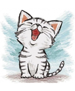 Beldizart Cat Meow 20*20 cm WD2369