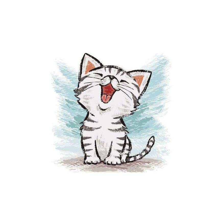 Beldizart Cat Meow 20*20 cm WD2369