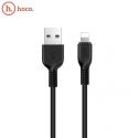 Hoco X20 Ultra Durable-Soft Lightning to USB Data & Fast 2.4A Charger Cable 1m (MD818) Black Hoco X20 Ultra Durable-Soft Lightning to USB Data & Fast 2.4A Charger Cable 1m (MD818) Black