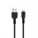 Hoco X20 Ultra Durable-Soft Lightning to USB Data & Fast 2.4A Charger Cable 1m (MD818) Black Hoco X20 Ultra Durable-Soft Lightning to USB Data & Fast 2.4A Charger Cable 1m (MD818) Black