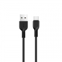 Hoco X20 Ultra Durable Type-C to USB Data & Fast 2.4A Charger Cable 2m Black Hoco X20 Ultra Durable Type-C to USB Data & Fast 2.4A Charger Cable 2m Black