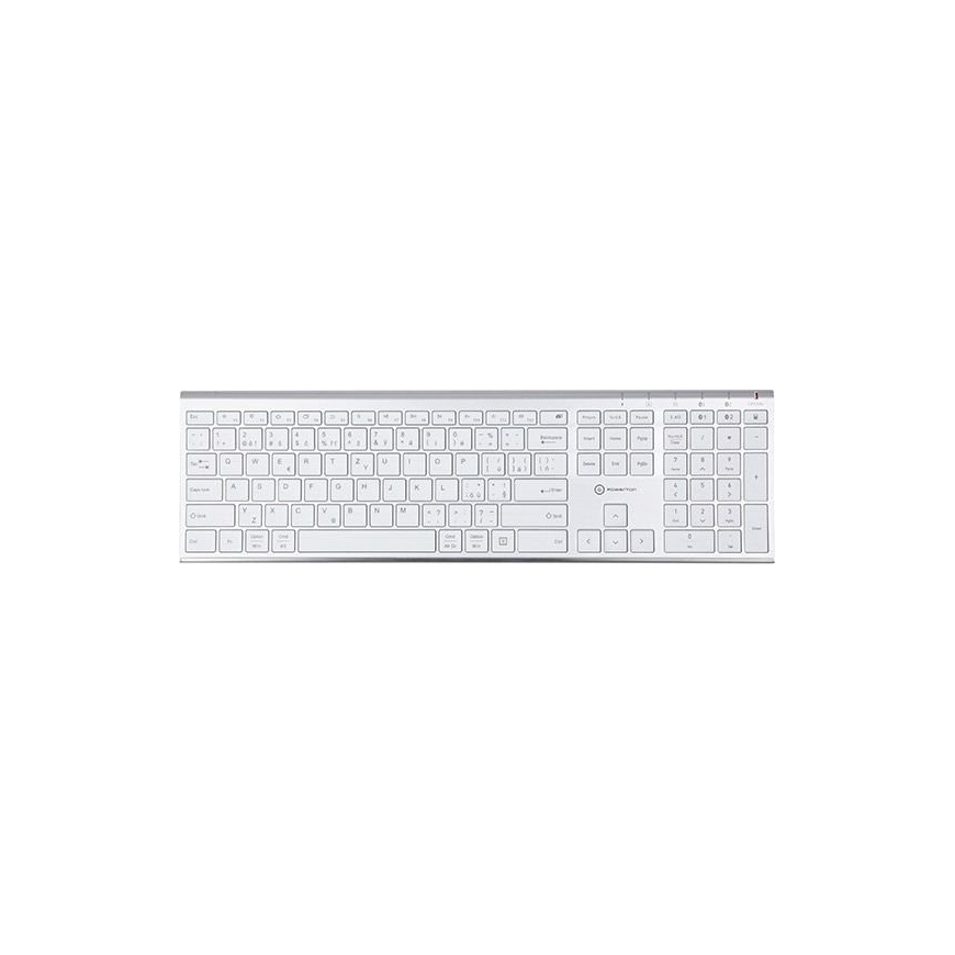 Powerton Keyboard Powerton UltraSlim Wireless White