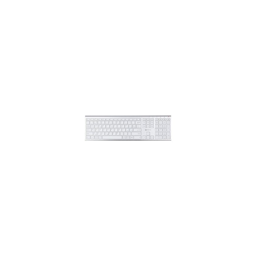 Keyboard Powerton UltraSlim Wireless White CZ + SK (WPKBUS-S CZSK) – 2