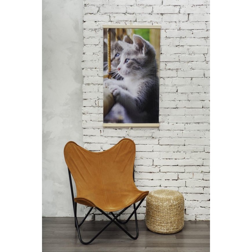 Infraraudonųjų spindulių šildytuvas - lanksti šildymo plokštė 430W TRIO design 11 cat, matmenys 100x57cm – 2