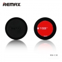 Remax RM-C30 Car Sicky Tape Metal Body Magnetic holder with flat round shape for any spartphone Black