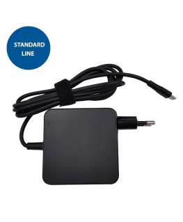 EXTRADIGITAL Universalus nešiojamo kompiuterio įkroviklis USB-C, 65W, juodas