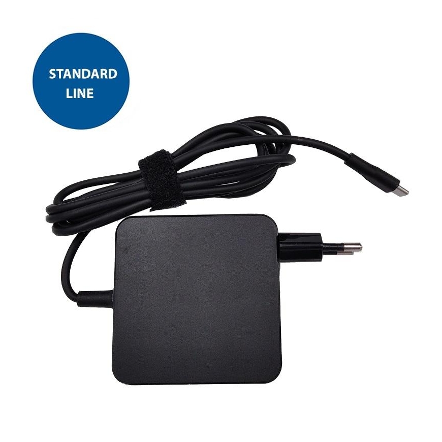 EXTRADIGITAL Universal laptop charger USB-C, 65W, black